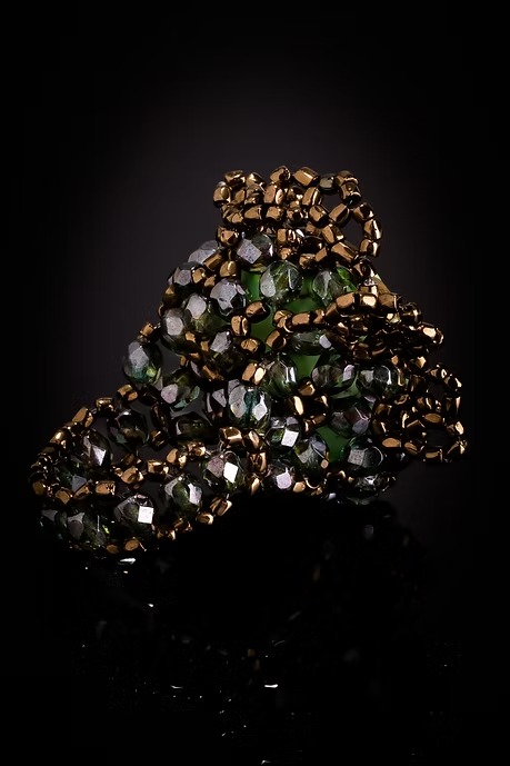 ANILLO TURQUESA Y CRISTALES - Image 3