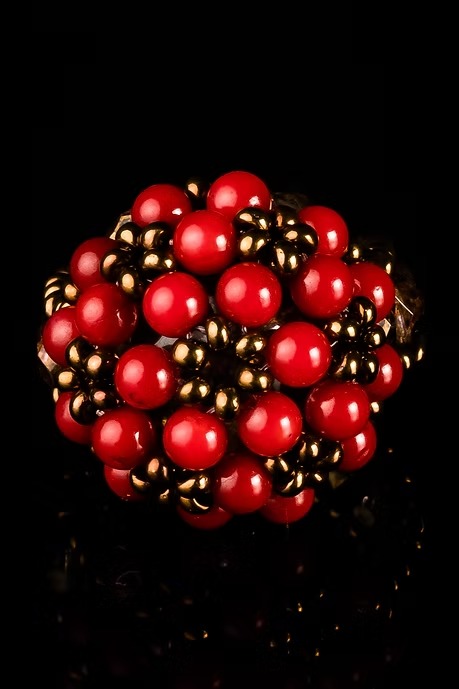 ANILLO ESFERA CORAL