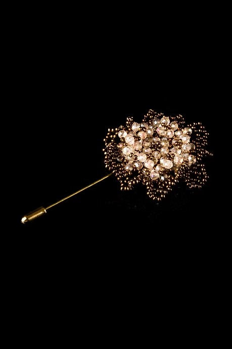 BROCHE FLOR MARINA ORO - Image 2