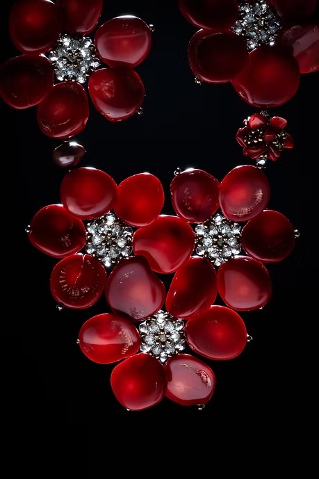 COLLAR FLORES CORAL - Image 2