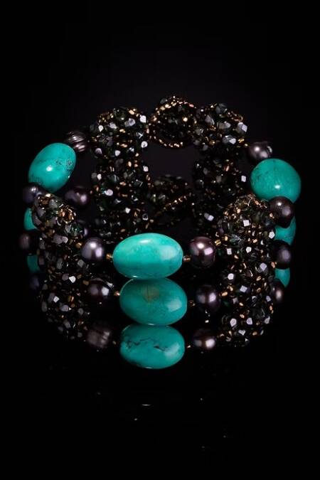 PULSERA BRAZALETE TURQUESAS