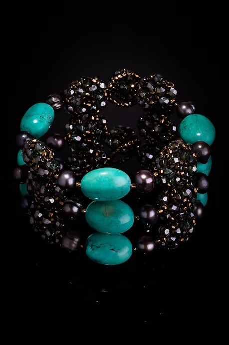 PULSERA BRAZALETE TURQUESAS