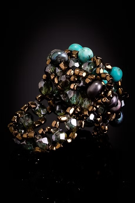 ANILLO TURQUESAS Y PERLAS - Image 3