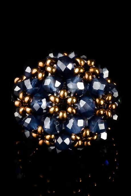 ANILLO ESFERA AZUL NOCHE