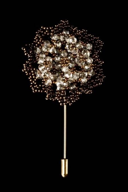 BROCHE FLOR MARINA HUMO