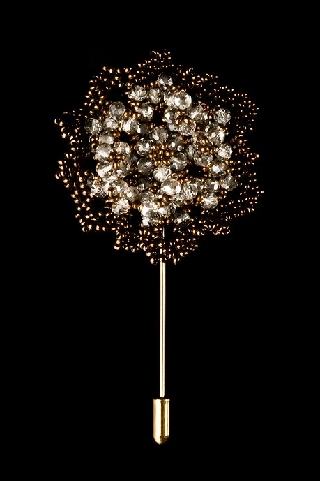 BROCHE FLOR MARINA HUMO