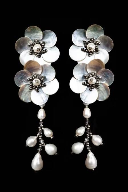 AROS FLORES NACAR Y PERLAS